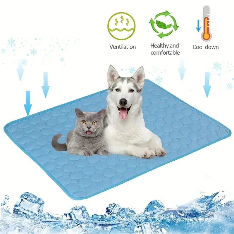 Alfombrilla Refrescante para Mascotas - Gel Autorrefrigerante